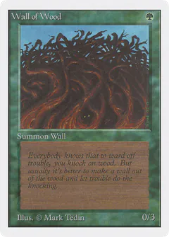 Wall of Wood