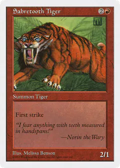 Tigre dai Denti a Sciabola