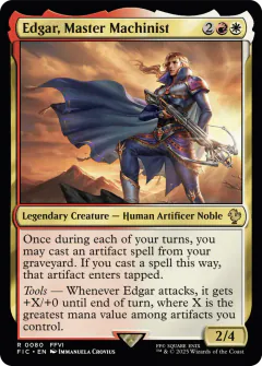 Edgar, Master Machinist