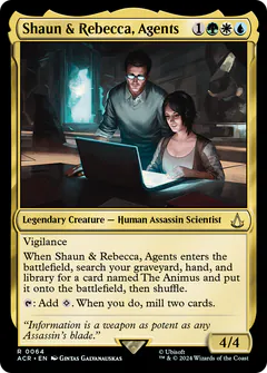 Shaun e Rebecca, Agenti