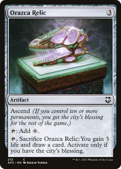 Reliquia di Orazca