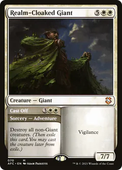 Realm-Cloaked Giant // Cast Off