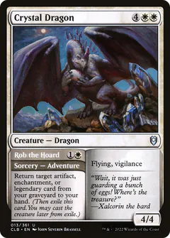 Crystal Dragon // Rob the Hoard