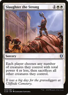 Slaughter the Strong