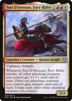 Tori D'Avenant, Cavalcatrice Furiosa