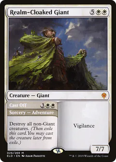 Realm-Cloaked Giant // Cast Off