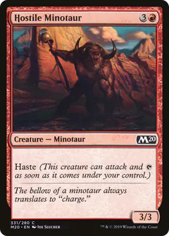 Hostile Minotaur