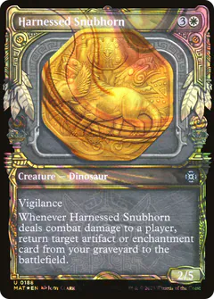 Harnessed Snubhorn