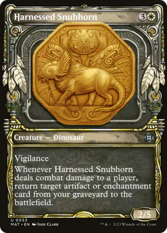 Harnessed Snubhorn