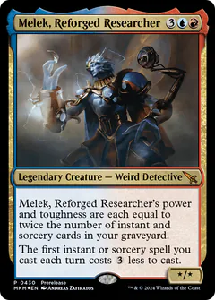 Melek, Ricercatore Riforgiato
