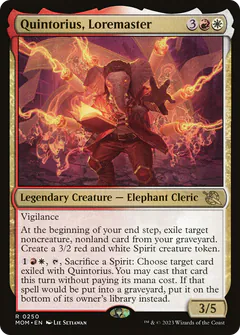Quintorius, Loremaster