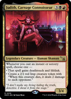 Judith, Carnage Connoisseur