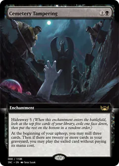 Cemetery Tampering