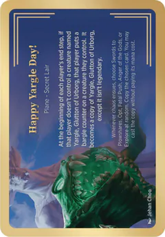 CardyShop | Happy Yargle Day! (psldsc-4) | Magic: The