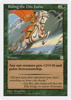 Riding the Dilu Horse