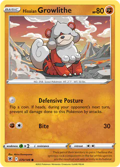 Growlithe di Hisui