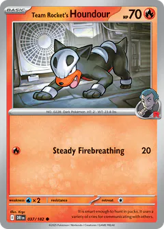 Houndour del Team Rocket