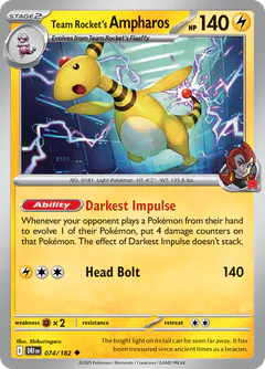 Ampharos del Team Rocket