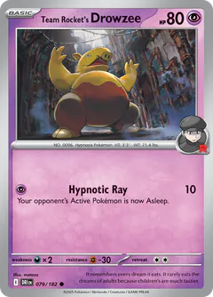 Drowzee del Team Rocket