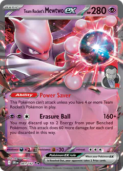 Mewtwo-ex del Team Rocket