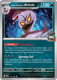 Arbok del Team Rocket