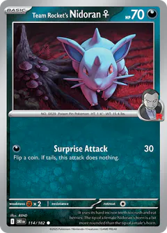 Nidoran♀ del Team Rocket