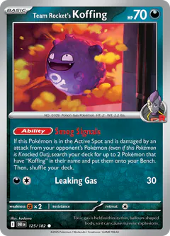 Koffing del Team Rocket