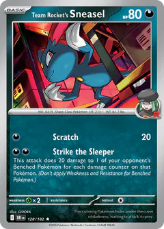 Sneasel del Team Rocket