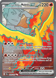 Moltres-ex del Team Rocket