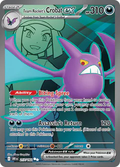 Crobat-ex del Team Rocket