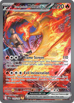 Moltres-ex del Team Rocket