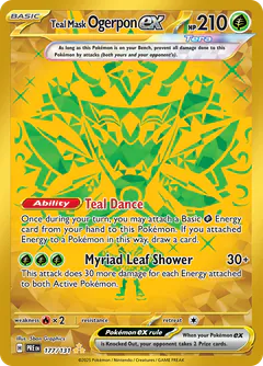 Ogerpon Maschera Turchese-ex
