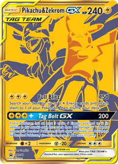 Pikachu e Zekrom-GX